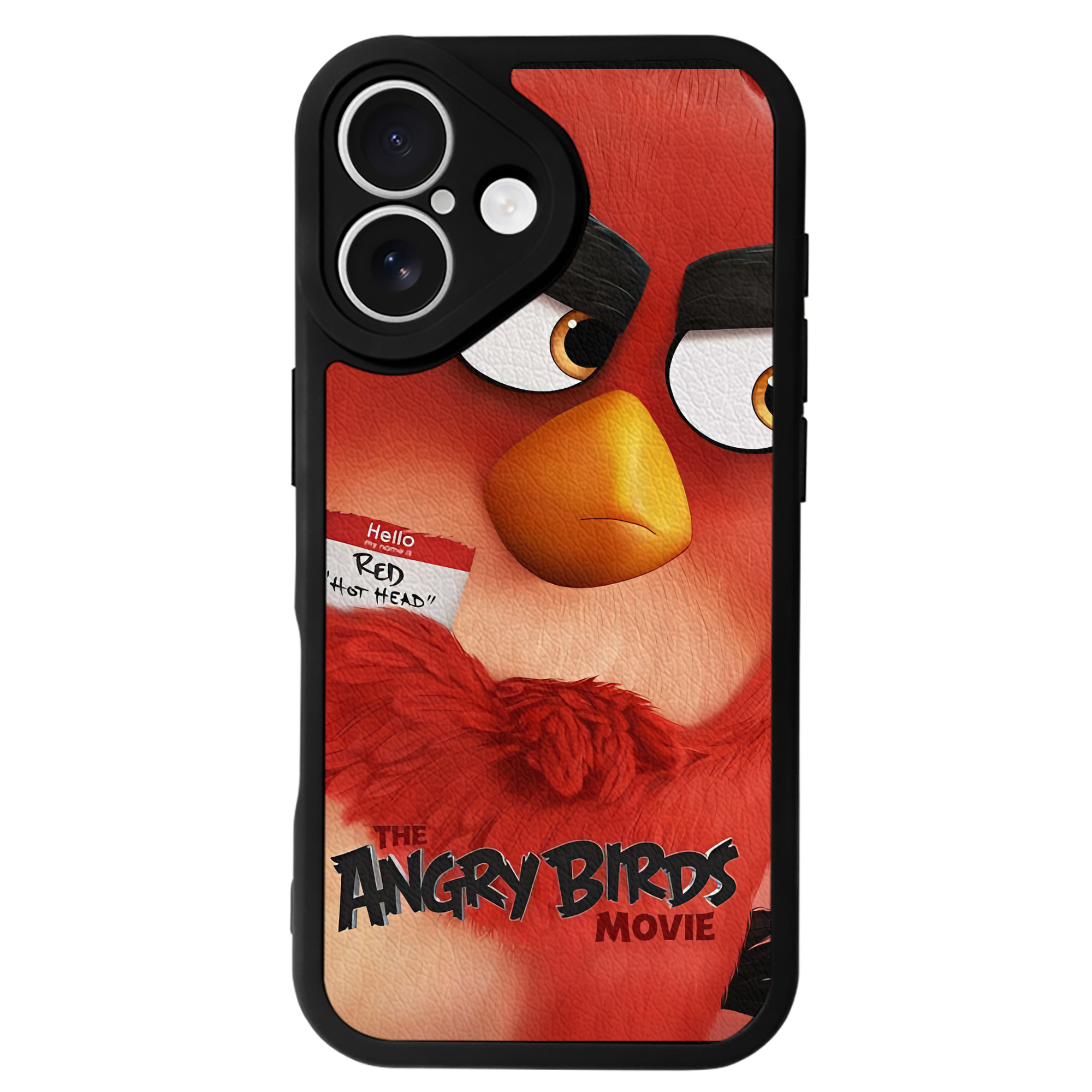 （画像用） Angry Birds アングリーバード 【iPhone 16シリーズ対応】シリコンスマホケース（レザー調） 材質：シリコン